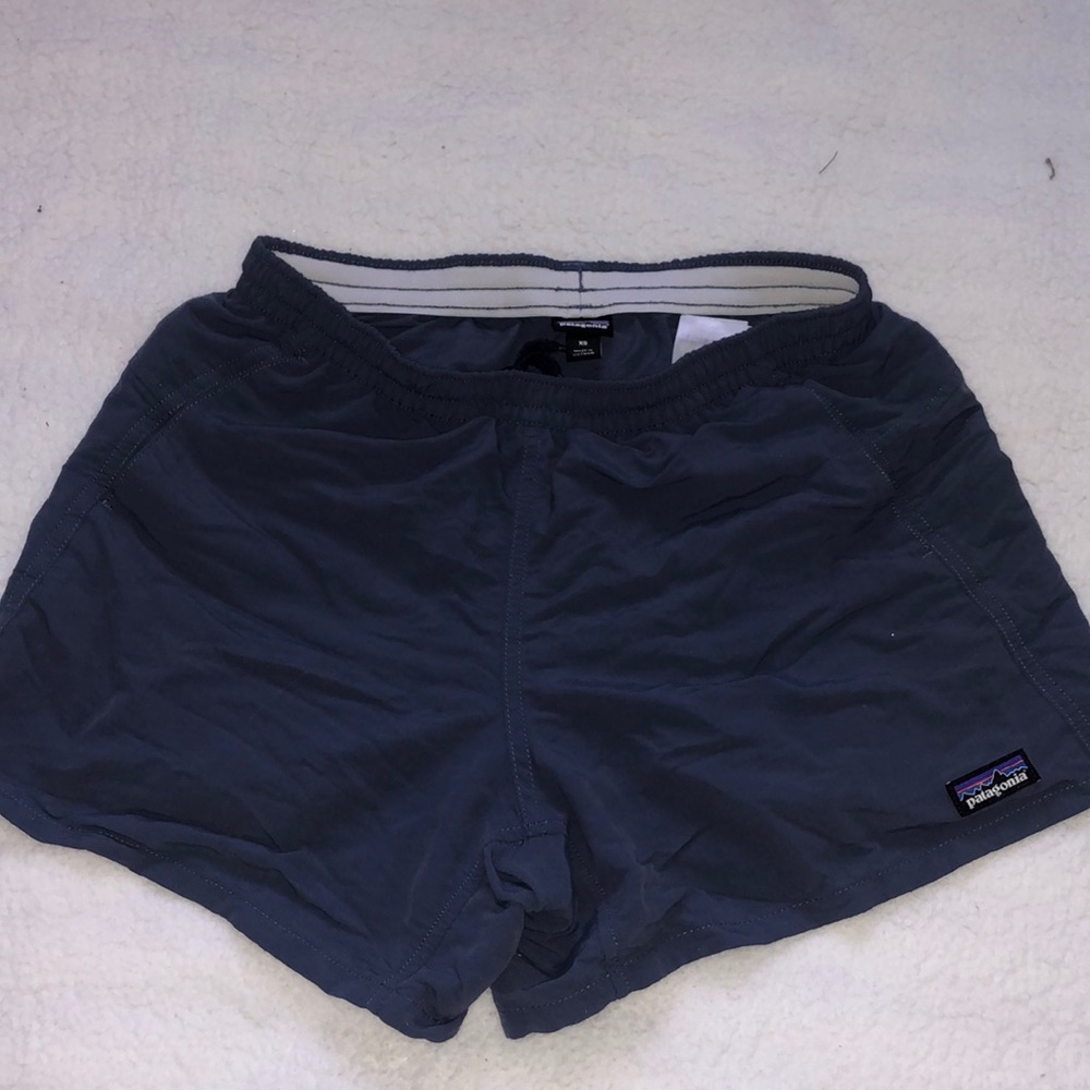 blueish grayish patagonia shorts